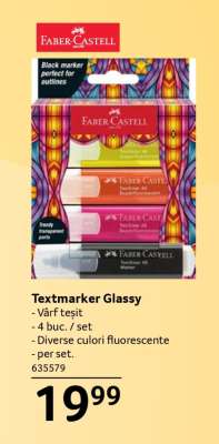 Textmarker Glassy