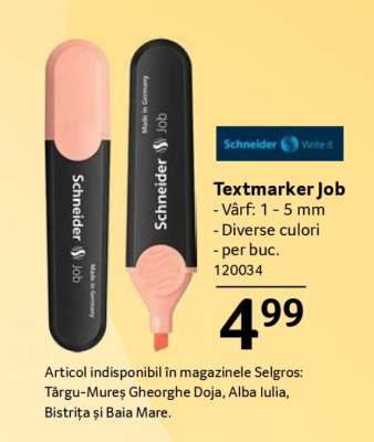 Textmarker Job