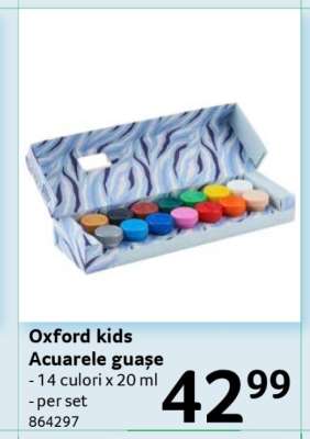 Oxford kids Acuarele guașe