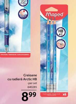 Creioane cu radieră Arctic HB
