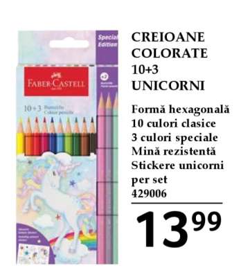 CREIOANE COLORATE 10+3 UNICORNI