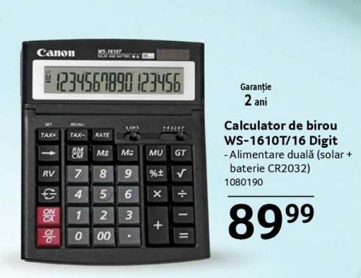 Calculator de birou WS-1610T/16 Digit