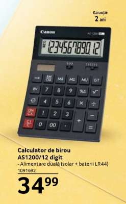 Calculator de birou AS1200/12 digit