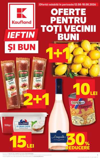 Cataloage Kaufland - 12.08.2026 - 18.08.2026.
