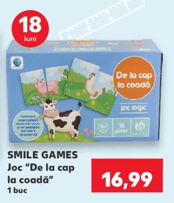 SMILE GAMES Joc “De la cap la coadă”