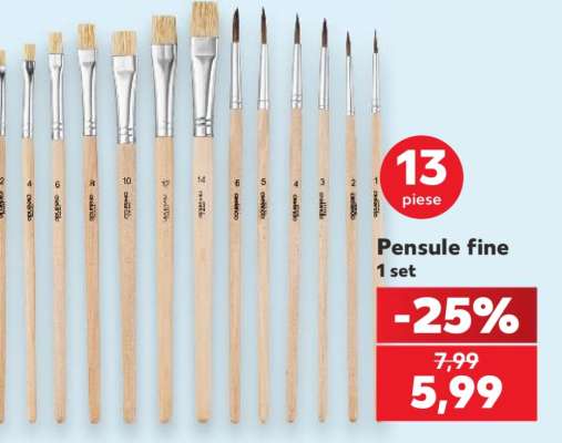 Pensule fine