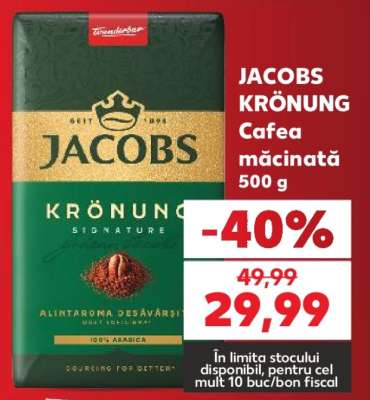 JACOBS KRÖNUNG Cafea măcinată 500 g