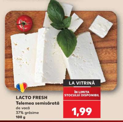 LACTO FRESH Telemea semisărată de vacă