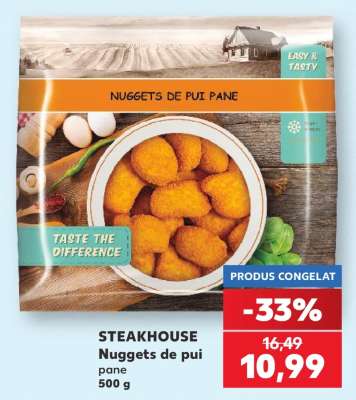 STEAKHOUSE Nuggets de pui pane