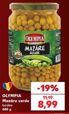 OLYMPIA Mazăre verde boabe