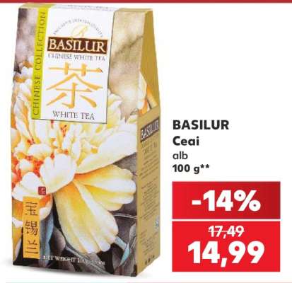 BASILUR Ceai alb