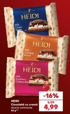 HEIDI Ciocolată cu cremă