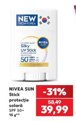 NIVEA SUN Stick protecție solară SPF 50+ 15 g