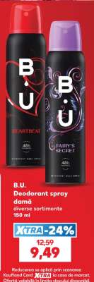 B.U. Deodorant spray damă