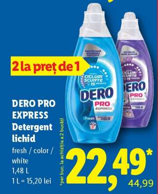 Dero Pro Express Detergent lichid