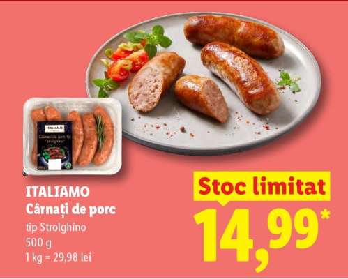 ITALIAMO Cârnați de porc