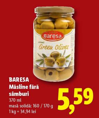BARESA Măsline fără sâmburi