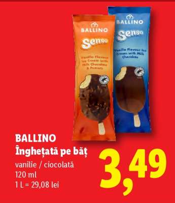 BALLINO Înghețată pe băț
