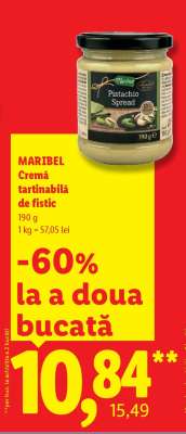 MARIBEL Cremă tartinabilă de fistic