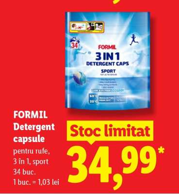 FORMIL Detergent capsule