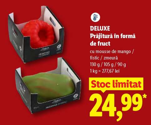 DELUXE Prăjitură în formă de fruct