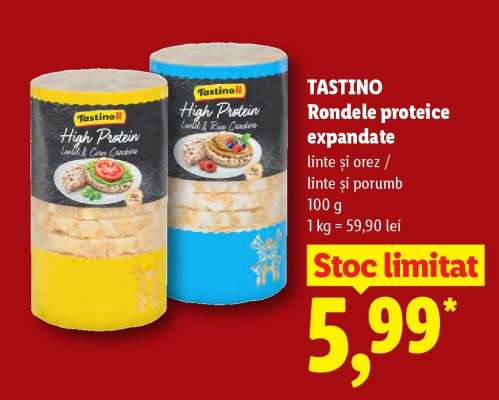 Tastino Rondele proteice expandate
