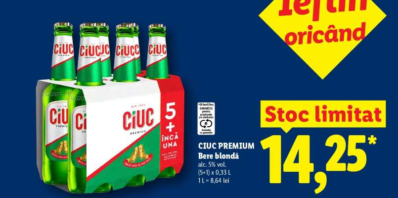 CIUC PREMIUM Bere blondă