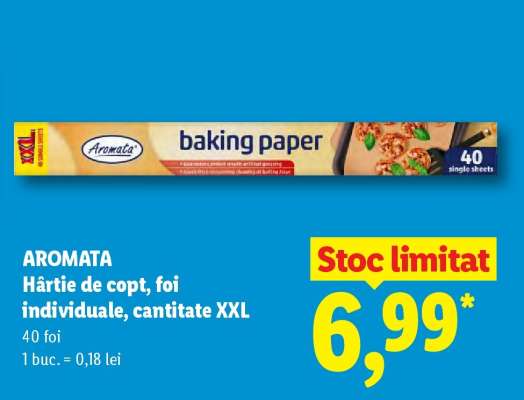 AROMATA Hârtie de copt