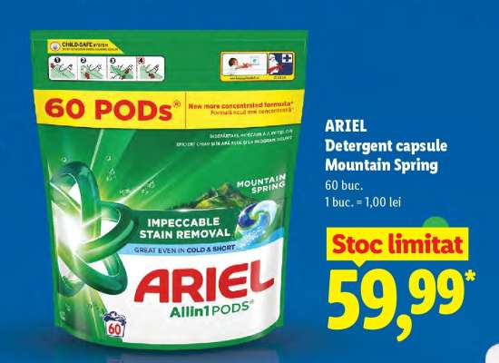 ARIEL Detergent capsule Mountain Spring