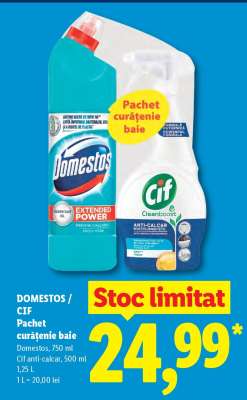 Domestos&Cif Pachet curățenie baie