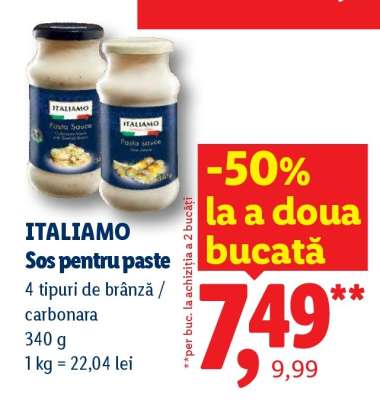 ITALIAMO Sos pentru paste