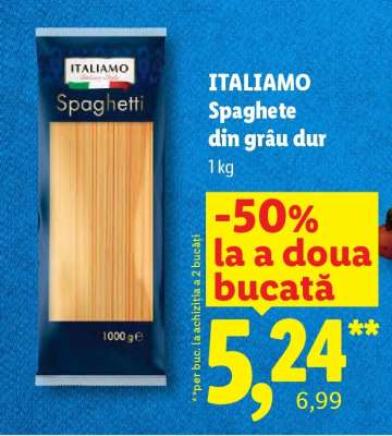 ITALIAMO Spaghete din grâu dur