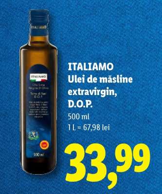 ITALIAMO Ulei de măsline extravirgin D.O.P.