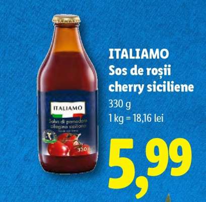 ITALIAMO Sos de roșii cherry siciliene