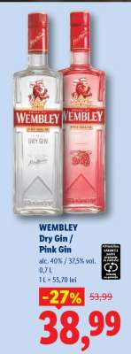 Wembley Dry Gin / Pink Gin