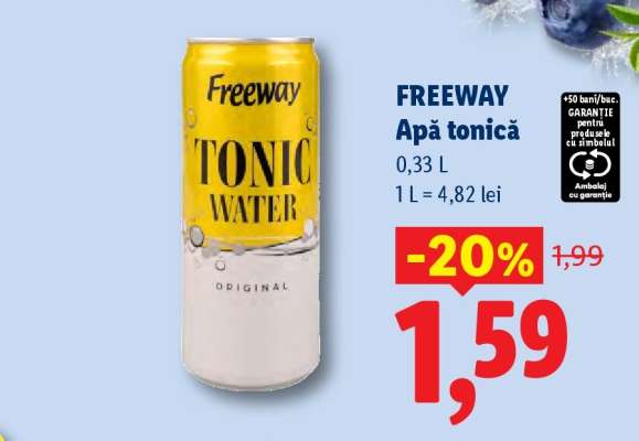 FREEWAY Apă tonică