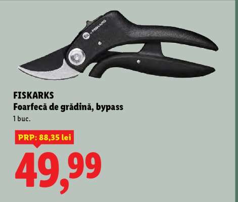 FISKARKS Foarfecă de grădină, bypass
