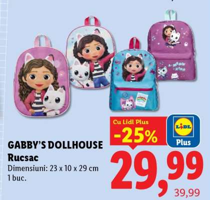 Gabby's Dollhouse Rucsac