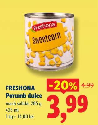 Freshona Porumb dulce