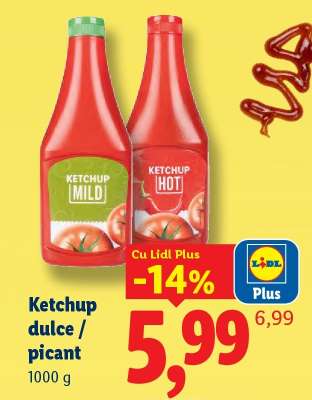 Ketchup dulce/picant