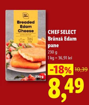 Chef Select Brânză Edam pane
