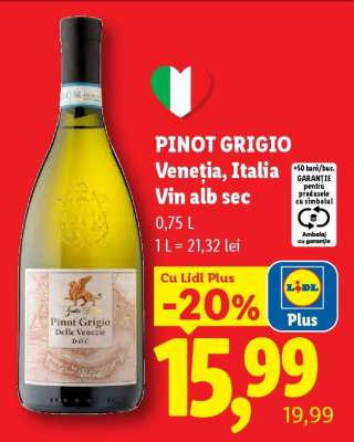 PINOT GRIGIO Venetia, Italia