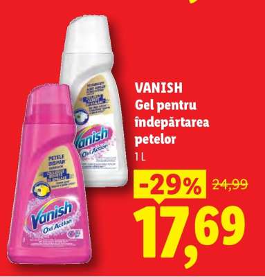 VANISH Gel pentru îndepărtarea petelor