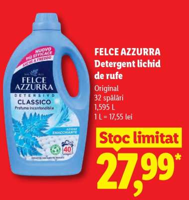 FELCE AZZURRA Detergent lichid de rufe