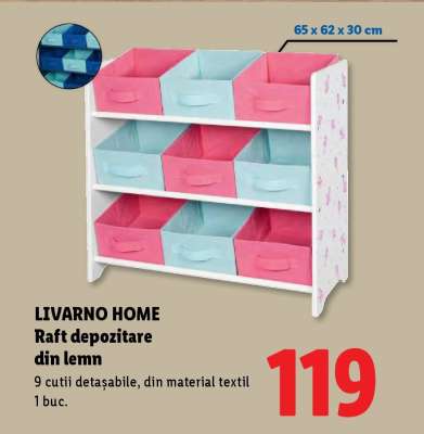 LIVARNO HOME Raft depozitare din lemn