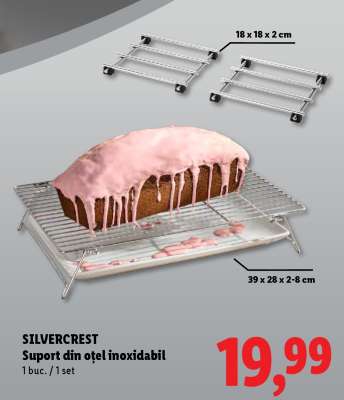 SILVERCREST Suport din oțel inoxidabil