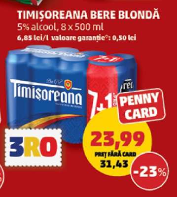 TIMIŞOREANA Bere blondă