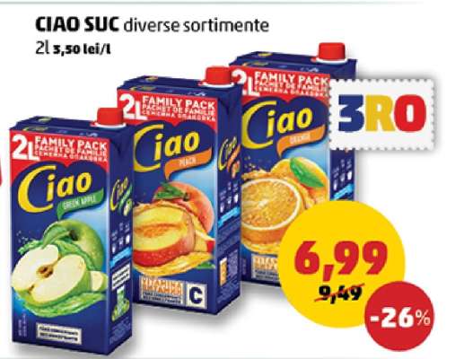 CIAO SUC diverse sortimente