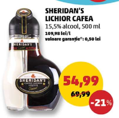 SHERIDAN`S Lichior cafea