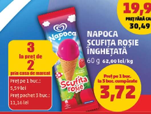 NAPOCA SCUFIȚA ROȘIE ÎNGHEȚATĂ